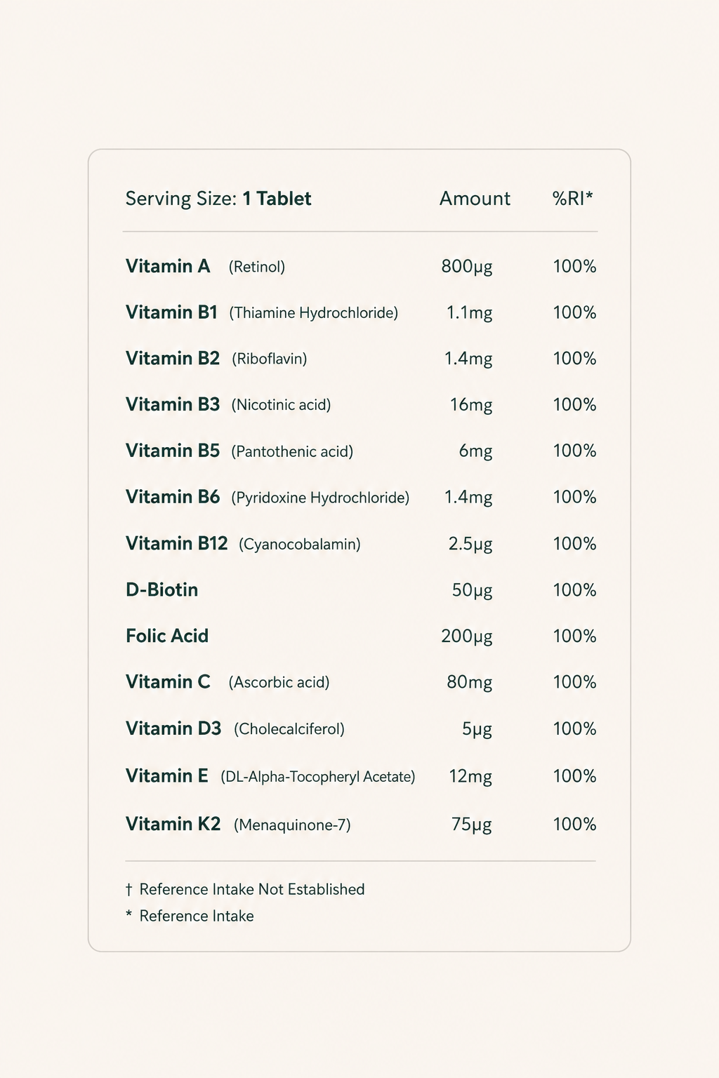 Multivitamin