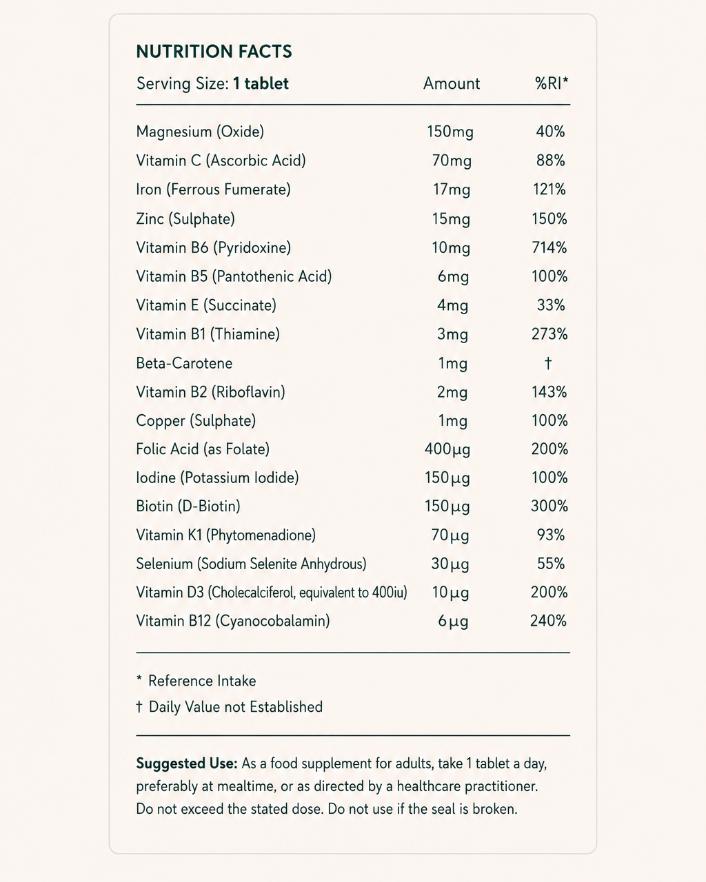 Pregnancy Care Multivitamin